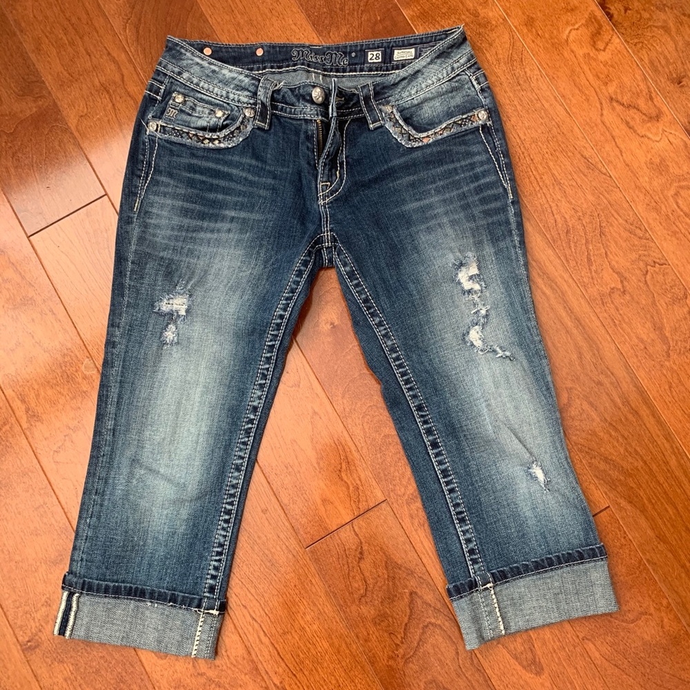 Miss Me cropped jeans 28